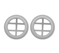 SENRISE 2 raccordi per ingresso piscina SP1026, inserto per griglia MIP da 3,8 cm, filettatura maschio 1-1/2, copertura rotonda per griglia di scarico per piscine e spa (bianco)