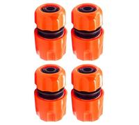 SENRISE 4 connettori rapidi per acqua, set di connettori per tubo da giardino, filettati da 1/2", connettori a doppia estremità per tubo da giardino, sistema di irrigazione a goccia (OG)