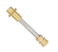 SENRISE Adattatore per idropulitrice, adattatore per lancia schiuma da 6,35 mm, connettore in ottone, compatibile con spina Karcher K2 K3 K4 K5 K6 K7