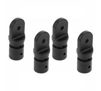 SENRISE Bimini - 4 tappi per tubi in nylon, impermeabili, protezione UV, adatti per barche e kayak, 25 mm x 21 mm x 63 mm