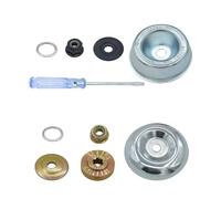SENRISE Kit di adattatori per lama, 10 pezzi, con piastra di spinta, rondella e dado del collare, cacciavite, kit di manutenzione per tosaerba, compatibile con Stihl FS120, FS130, 200, 250