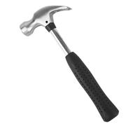 SENRISE Mini martello da carpentiere con testa curva e manico in gomma, per bambini e studenti, per imparare la lavorazione del legno (160 mm)