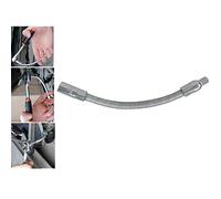 SENRISE - Presa flessibile da 3/8", 300 mm, prolunga a molla, adattatore per cacciavite e chiave a cricchetto