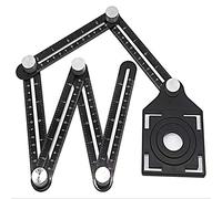 Senrise - Righello angolare, multiangolo, facile da usare, per fai da te, tuttofare, costruttori, falegnami, piastrelle, artigiani