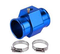 SENRISE - Sensore di temperatura dell'acqua, giunto universale per la temperatura dell'acqua, per auto, con sensore di temperatura dell'acqua (blu, 32 mm)