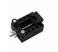 SENRISE Supporto per la rimozione della cassa dell'orologio, in PVC, regolabile, resistente all'usura, strumento di riparazione per gli appassionati di orologeria, Nero , 72mm*45mm/2.83in*1.77in