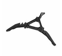 SENRISE Supporto per serbatoio del gas, treppiede in nylon, supporto per bombola del gas, pieghevole, supporto per cartuccia per campeggio, escursionismo, picnic, cucina (nero)