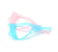 SENRN 1pc 3 in 1 Eyelash Curler Comb Mascara Guard Template Card Curling Clip Aid Makeup Cosmetic Tool(Random Color)