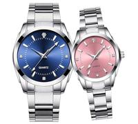 SENRUD Orologio casual A189, blu/argento, Alla moda