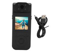 Senrusa Back Clip Camcorder 2K 1.5 Inch Screen Magnetic Wearable Camera 180 Degree Rotatable Lens Body Worn Cam