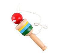 Senrusa Mini Wood Catch Cup Cup Catch Ball Giocattoli per Il Programma Tradizionale per competizioni per la Competizione per l'asilo (Rojo)