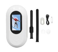 Senrusa Telecamera per collare per animali domestici Telecamera per collare per cani portatile ad alta definizione Telecamera per sport d'azione Telecamera per cani Telecamera per gatti (White)