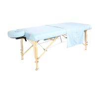 Sens Original - Set di lenzuola in flanella per lettino da massaggio, colore: blu