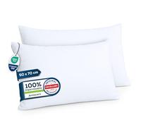 Sensalou Federa Impermeabile 50x70 cm - Copricuscino Antiacaro e Antisudore - Protezione Impermeabile Traspirante e Silenziosa - Chiusura Lampo Resistente - Morbida e Ipoallergenica