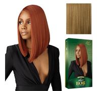 Sensationnel Chicbob Lace Frontwig - Parrucca con 1 ciocca per il viso, senza colla, larga 12,7 cm di profondità, attaccatura dei capelli sintetica prepizzata (CARAMELBLONDE)