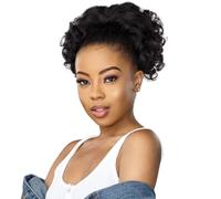 Sensationnel Curls Kinksandco - Coda di cavallo Top Lady Instant Weavedrawstring per capelli naturali da 3C a 4C (T1B/27)