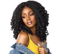 Sensationnel Empress Curls Kinks&Co - Parrucca sintetica testurizzata con pizzo frontale, colore: Nero