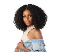 Sensationnel Parrucca con ricci Kinksandco Kinkyedges - ricci a zigzag crespi 35,5 cm, parte a Y, in pizzo naturale con trama Kinkytexture, attaccatura dei capelli per texture naturali da 3C a 4C