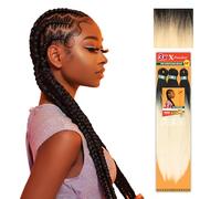 Sensationnel X-pression T1B/613 - 3 trecce sintetiche ignifughe in fibra kanekalon, 147,3 cm, per trecce e torsioni