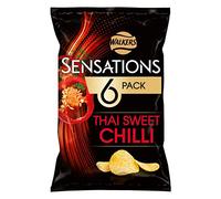 Sensations Patatine al peperoncino dolce tailandese, 6 x 25 g
