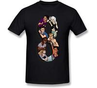 Sense 8 TV Sense8 Science Fiction Men T Shirt Hipster Homme Guy Cotton Crewneck Short Sleeve Custom T-Shirts for Men Black XL