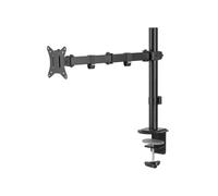 SENSE7 FLOAT ARM, supporto per monitor 17"-32", braccio per monitor VESA 75 x 75, 100 x 100, sporgenza massima 441 mm, rotazione 360°, portata fino a 9 kg, montaggio a morsetto o con perno, design