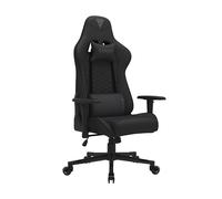 SENSE7 Poltrona da gioco Spellcaster, ergonomico con cuscini lombari regolabili, inclinazione regolabile, sedia da gioco con oscillazione, sedia da ufficio in similpelle 150kg, sedia PC nera-rossa