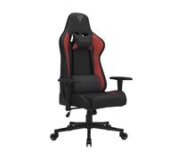 SENSE7 Poltrona da gioco Spellcaster, ergonomico con cuscini lombari regolabili, inclinazione regolabile, sedia da gioco con oscillazione, sedia da ufficio in similpelle 150kg, sedia PC nera-grigia