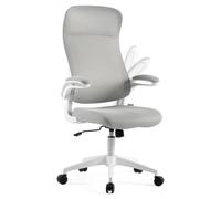 SENSE7 Revo Sedia da Ufficio Ergonomica - Poltrona Girevole Regolabile in Altezza con Schienale in Rete Traspirante, Ideale come Sedia da Gaming & per Home Office, Grigio