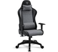 SENSE7 Sedia Gaming da Ufficio Studio Braccioli 1D Inclinazione 160° | Grigio-nero , supporto lombare , altezza regolabile , comfort ergonomica per PC scrivania ufficio e casa ,schiuma traspirante
