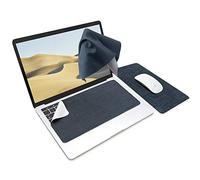SenseAGE 3 in 1 Mouse Pad, Portable & Reusable Microfiber Screen Cleaning Cloth, Keyboard Protector, Washable Mousepad, Ultra-Thin Mouse Pad for Laptop (285×150×0.65mm) - My Jeans (Dark Blue)