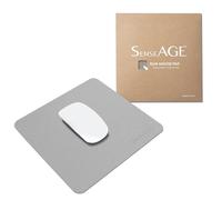 SenseAGE piccolo tappetino per mouse 22x22cm | 0,2cm Ultrasottile tappetino per mouse | Sottofondo per mouse laser/con cavo/senza cavo | piccolo tappetino per mouse ideale per ufficio e home office |