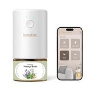 SenseFlow Diffusore di Oli Essenziali Wi-Fi SF101S PRO - Ultrasuoni Senza Acqua Profumatore per Ambienti, 100% Vegetale, Aroma 120 Giorni, LED, Ideale per Casa, Hotel e Studio -Brezza di Provenza