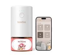 SenseFlow Diffusore di Oli Essenziali Wi-Fi SF101S - Ultrasuoni Senza Acqua Profumatore per Ambienti, 100% Vegetale, Aroma 120 Giorni, LED, Ideale per Casa, Hotel e Studio - Rapsodia di Rose