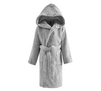 Sensei La Maison du Coton Peignoir Enfant À Capuche 400gr/M Accappatoio Cappuccio, 400 g/m² Studio, Grigio Perla, 14 Anni Bambini e Ragazzi