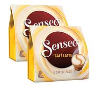 Senseo Café Latte, Nuova Ricetta, Aromatico, 2 Confezioni x 8 Cialde di Caffè