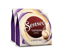 Senseo Cappuccino Choco, Bevanda Calda, con Cioccolata, 2 Confezioni x 8 Cialde