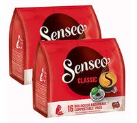 Senseo Classico / Classic, Nuovo Design, Set da 2 Confezioni X 16 Cialde di Caffè