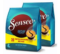 Senseo Décafé Capsule di caffè decaffeinato, design nuovo, set da 2, 2 x 36 pezzi
