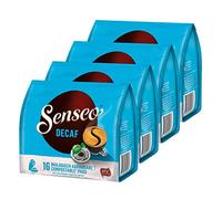 Senseo Decaffeinato, Nuovo Design, Set di 4 Confezioni x 16 Cialde di Caffè
