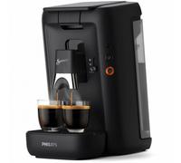 Philips Senseo Maestro Macchina per caffè a cialde con capacità di caffè e funzione memoria, serbatoio acqua da 1,2 litri, prodotto verde, colore: Nero (CSA260/60)