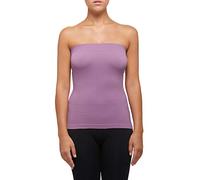 SENSI' Canotta Top Donna Senza Spalline Cotone Senza Cuciture Seamless - Made in Italy