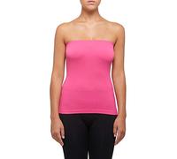 SENSI' Canotta Top Donna Senza Spalline Cotone Senza Cuciture Seamless - Made in Italy