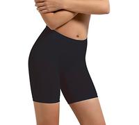 SENSI' Pantaloncino Guaina SuperMaxi Modellante Donna Comfort Microfibra Traspirante Senza Cuciture Seamless - Made in Italy (62-66, Nero)