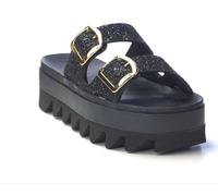 SENSI SANDALI LA JOLLA BLADE GLITTER 4181/G disp in Argento, Nero e Oro