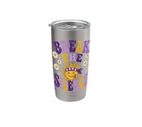 Sensibilizzazione sulla violenza domestica Break The Silence Nastro viola Bicchiere termico in acciaio inox doppia parete