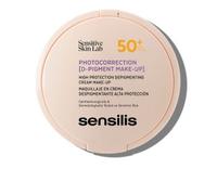 Sensilis Photocorrection D-Pigment Make-Up SPF50+ Natural Rosé, trucco in crema depigmentante, corregge e protegge, per pelli sensibili - 10 gr