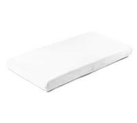SENSILLO - Lenzuolo a pieghe 120x60 cm - Lenzuolo in jersey di cotone - Lenzuolo elastico per culla, con elastico, facile da tirare, universale per bambine e bambini - Bianco