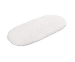 Sensillo Set Materasso culla 75x35 antisoffoco, 2 coprimaterasso in cotone Jersey bianco, cuscino ergonomico, riduttore bagnetto