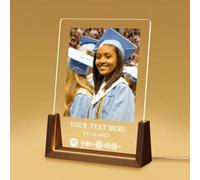 SENSING Lampada Spotify Personalizzata con Foto, Regalo Laurea Donna Uomo Ragazza, Decorazioni in Acrilico, Regali Laurea Originali, Idee Regalo Laurea